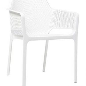 Net Arm Chair - White