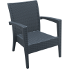 Tequila Lounge Armchair - Anthracite, No Cushion