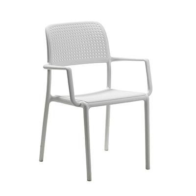 Bora Arm Chair - White