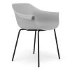 Crane Chair With Post Legs - Grey