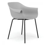 Crane Chair With Post Legs - Grey