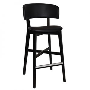 Torino Stool Black - Vinyl Black