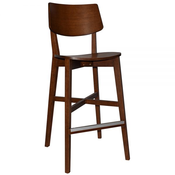 PHOENIX STOOL LIGHT WALNUT