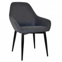 BRONTE TUB CHAIR – PELLE NAVY