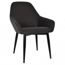 BRONTE TUB CHAIR – PELLE ONYX