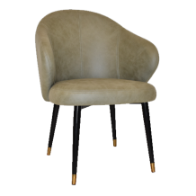 HUGO ARM CHAIR – PELLE SAGE