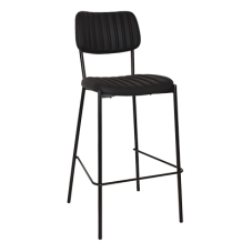 KANSAS STOOL – VINYL BLACK