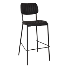 Kansas Stool – Vinyl Black