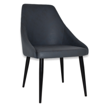 STOCKHOLM SIDE CHAIR – PELLE NAVY