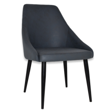 Stockholm Side Chair – Pelle Navy