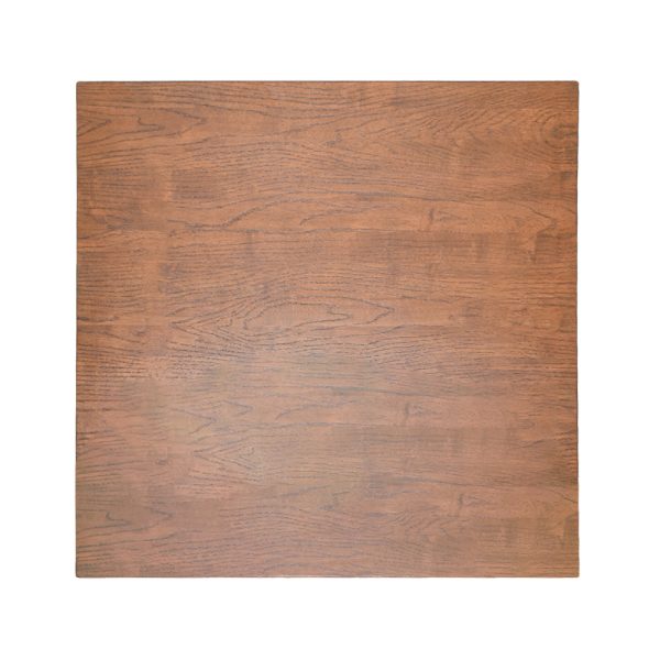 TIMBER TOP GRAIN SQ 700MM LIGHT WALNUT