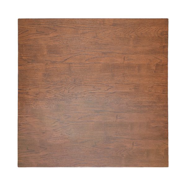 TIMBER TOP GRAIN SQ 800MM LIGHT WALNUT