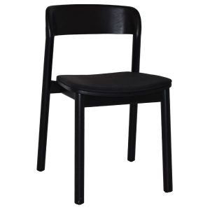 MATILDA CHAIR BLACK + VINYL BLACK