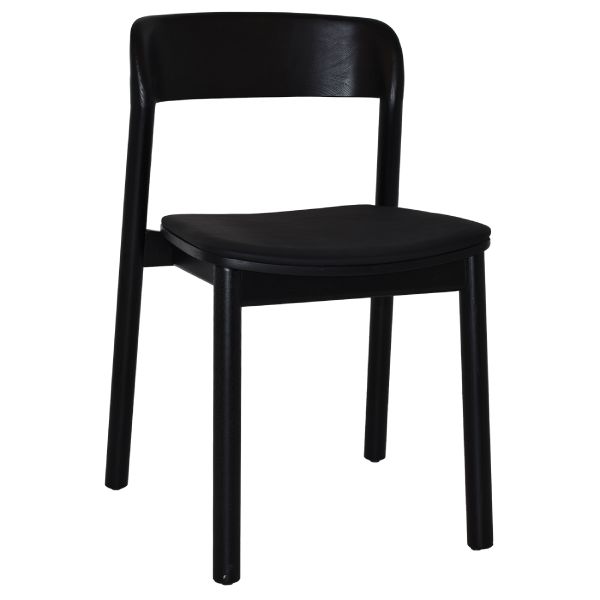 MATILDA CHAIR BLACK + VINYL BLACK