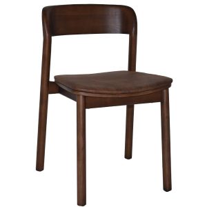 MATILDA CHAIR WALNUT + EASTWOOD BISON