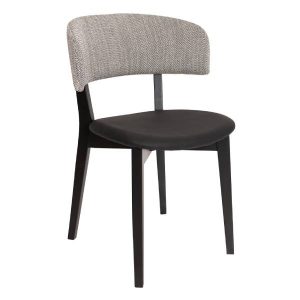 TORINO CHAIR BLACK - VINYL BLACK / NARLA BASALT
