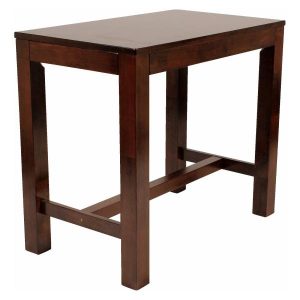 CHUNK BAR TABLE 1200MM - DARK WALNUT
