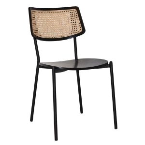 TEXAS CHAIR BLACK - RATTAN BLACK