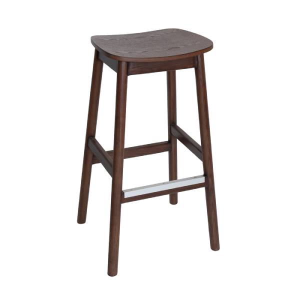 MATILDA STOOL NO BACK WALNUT
