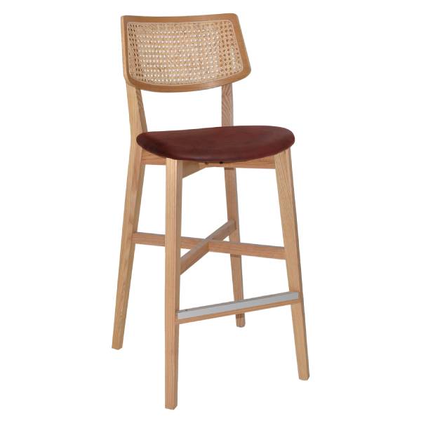 PHOENIX STOOL RATTAN NATURAL - EASTWOOD BORDEAUX