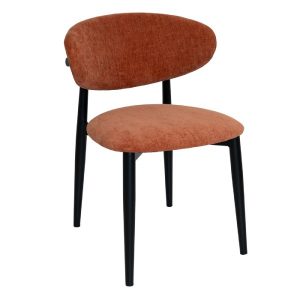 SCARLETT CHAIR METAL BLACK - DION CLAY