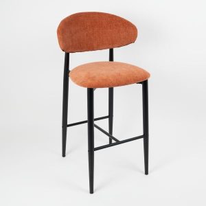 SCARLETT STOOL METAL BLACK - DION CLAY
